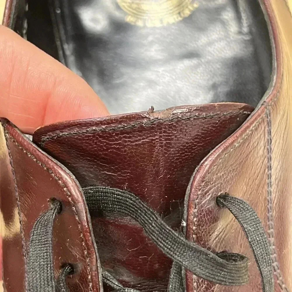 Florsheim Richfield The Florsheim Shoe Red Lace Up Size 12D 33617 Vintage - Picture 12 of 12